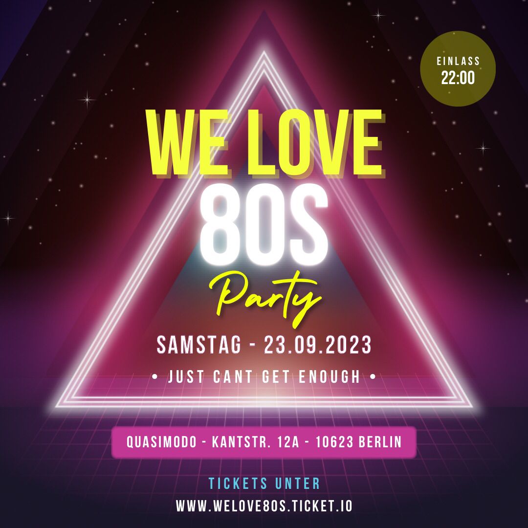 WE LOVE 80S