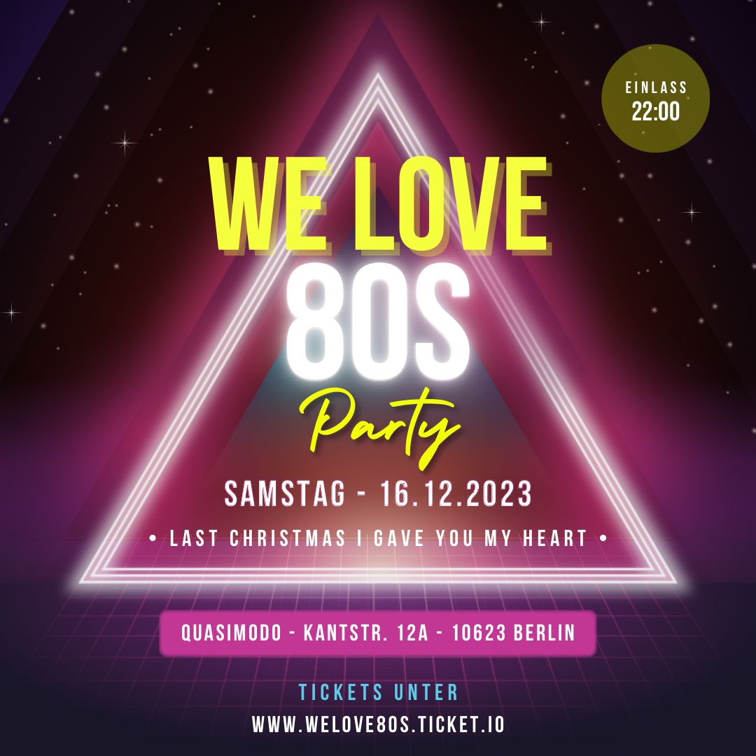 WE LOVE 80S