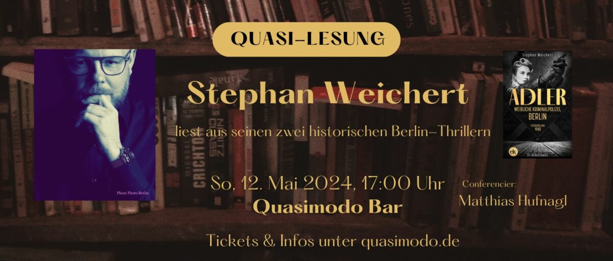 Quasi Lesung - Stephan Weichert