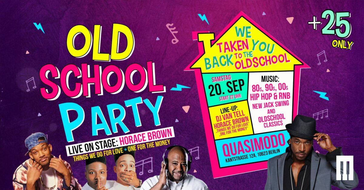 OldSchool Party ft Horace Brown Live